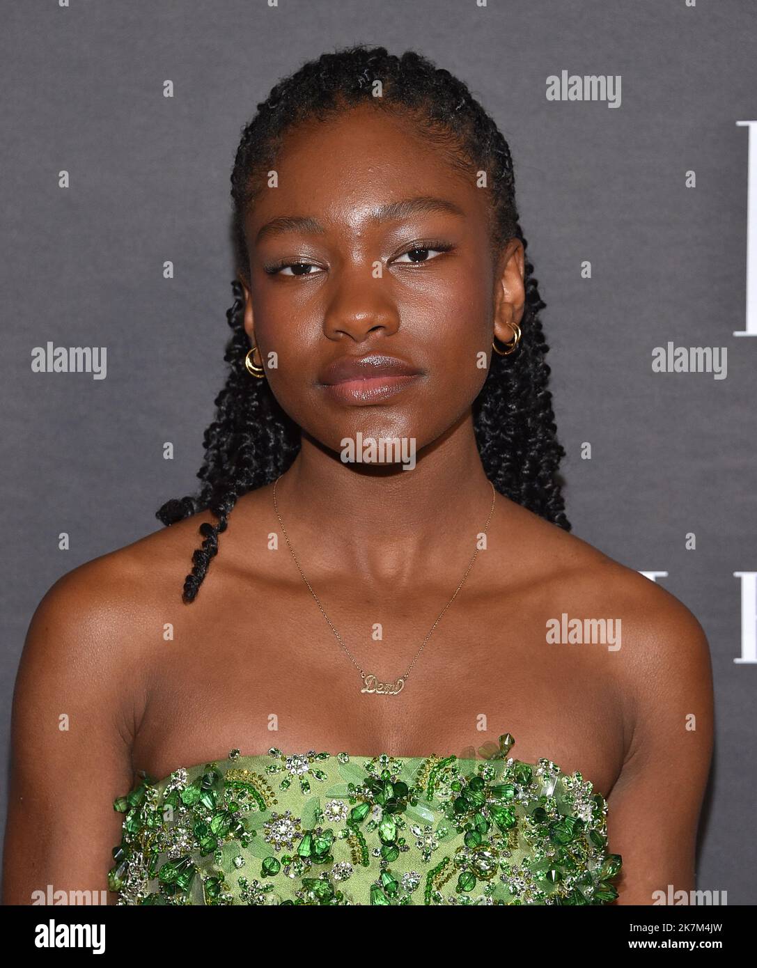 Demi Singleton arriving to the 29th annual ELLE Women in Hollywood