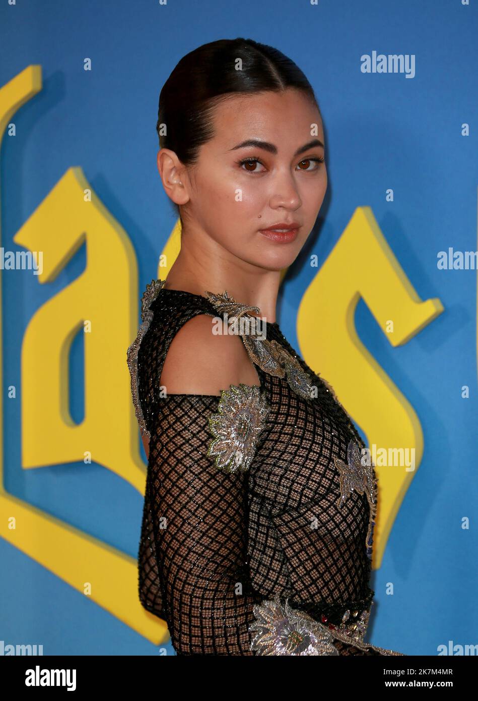 Jessica Henwick  attends the 'Glass Onion: A Knives Out Mystery' European Premiere at The Royal Festival Hall in London, England. Stock Photo