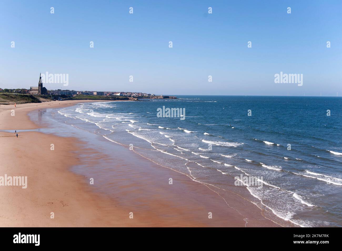 Long Sands beach, Tynemouth,Tyne and Wear Stock Photo Alamy