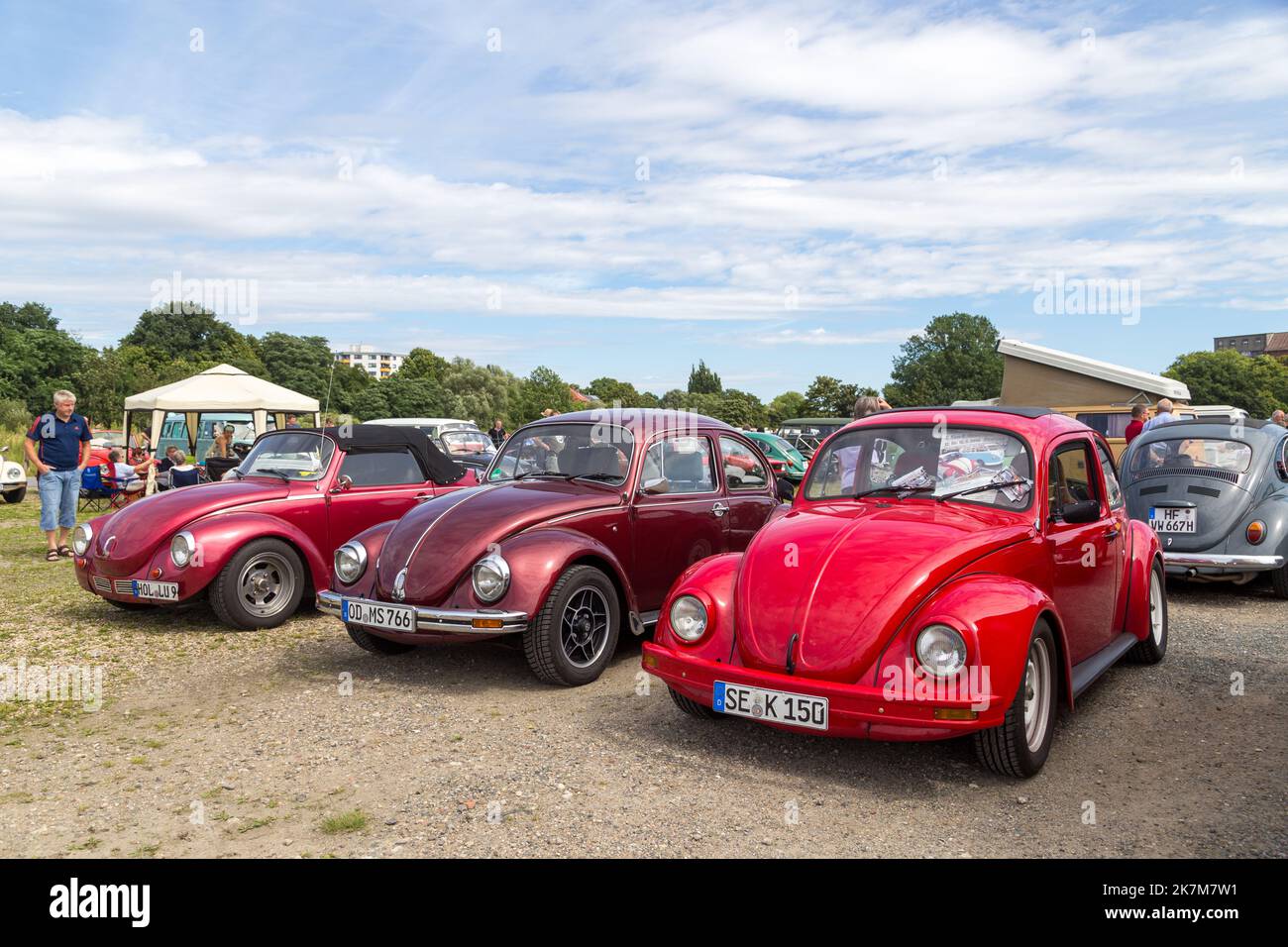 Volkswagen Kaefer Meeting in Celle, Germany Stock Photo