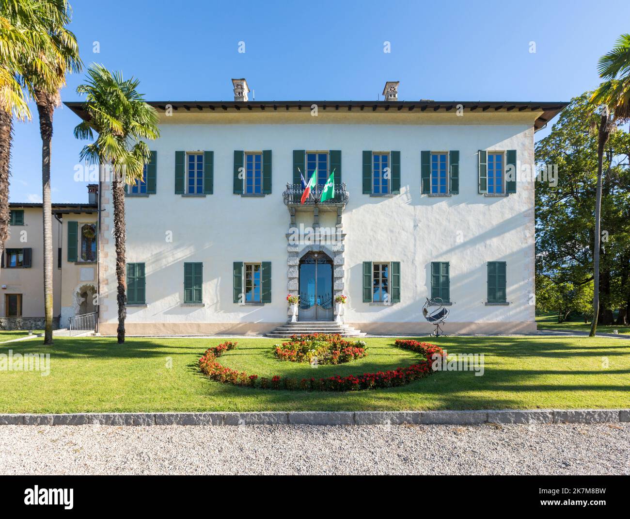 Town Hall of Domaso, Como province, Lombardy, Italy Stock Photo