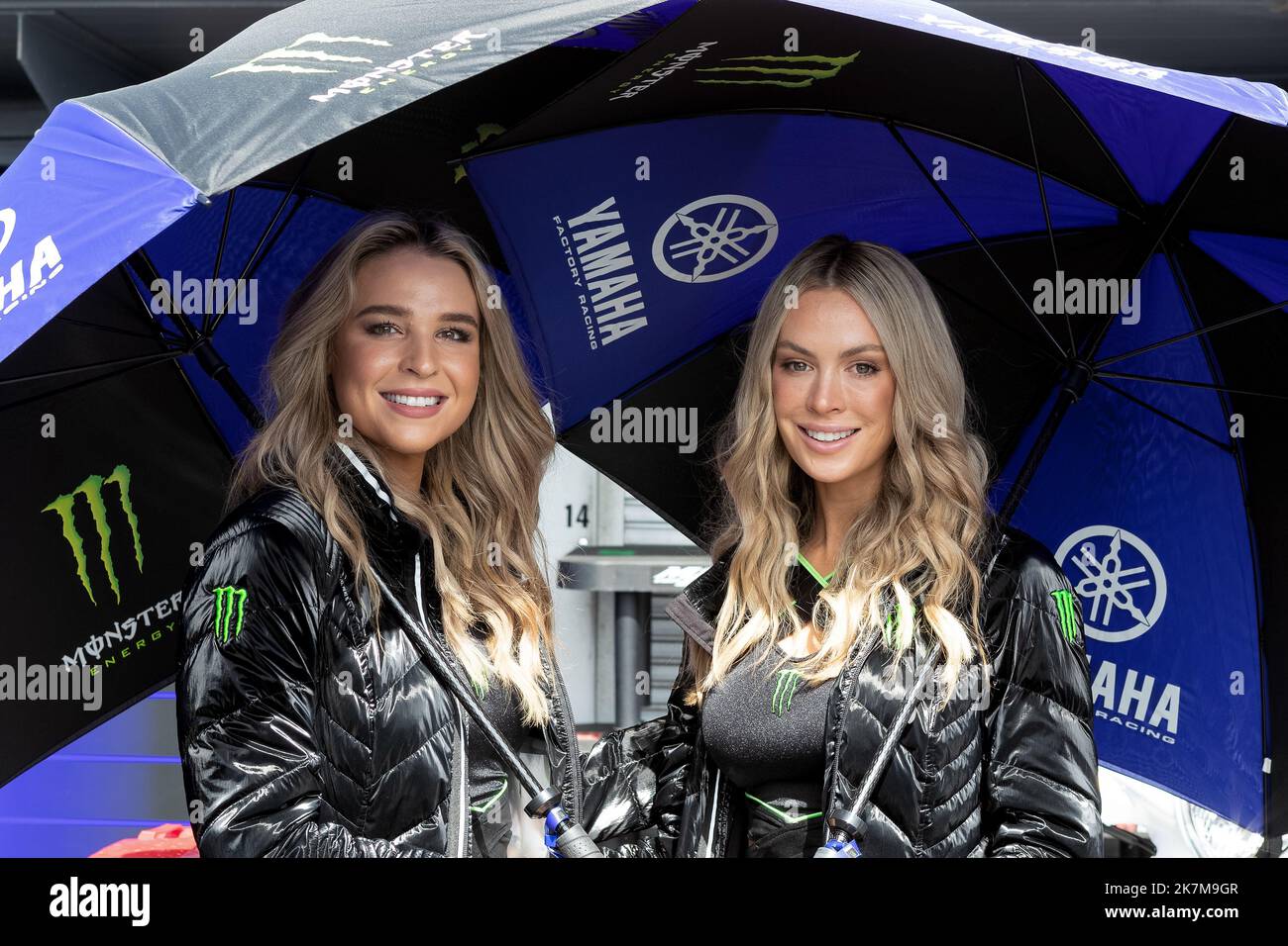 Phillip Island, Australia, 16 October, 2022. Monster Energy Grid Girls  during The 2022 Australian MotoGP at