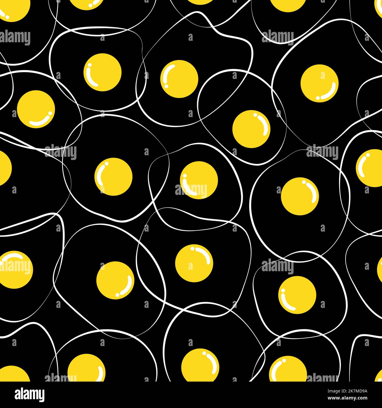 Sunnyside up egg Stock Vector Images - Alamy