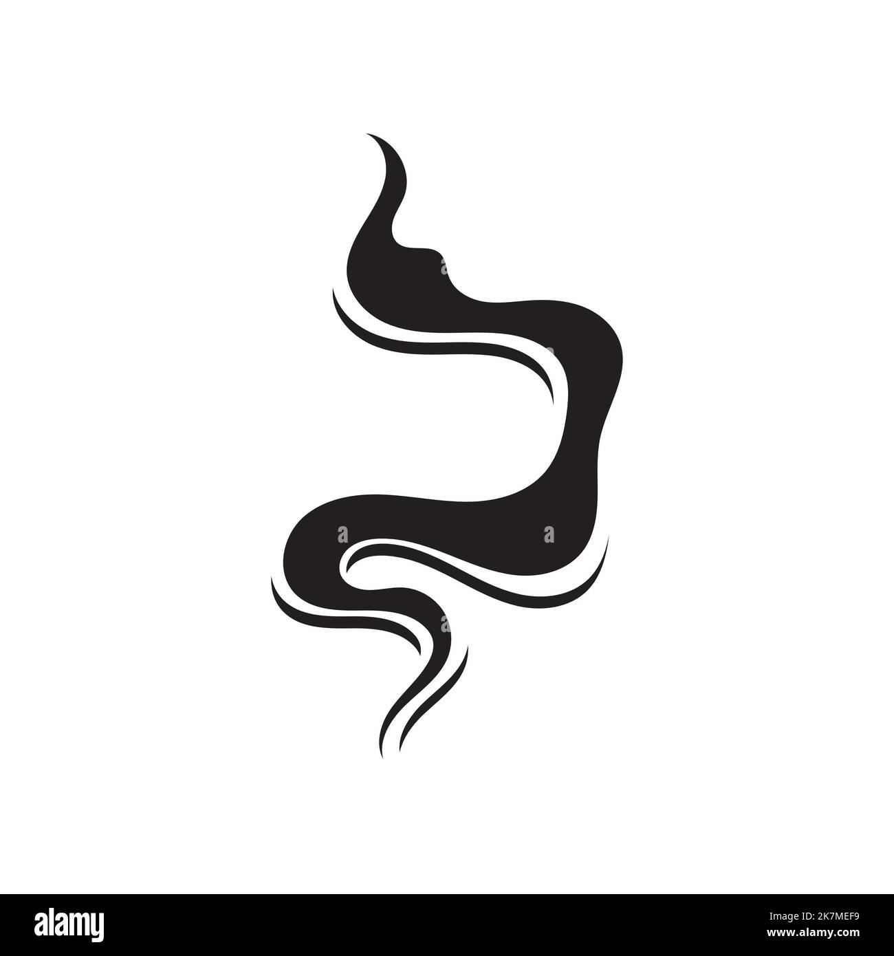 Smoke Vector Icon Design Illustration Stock Vector