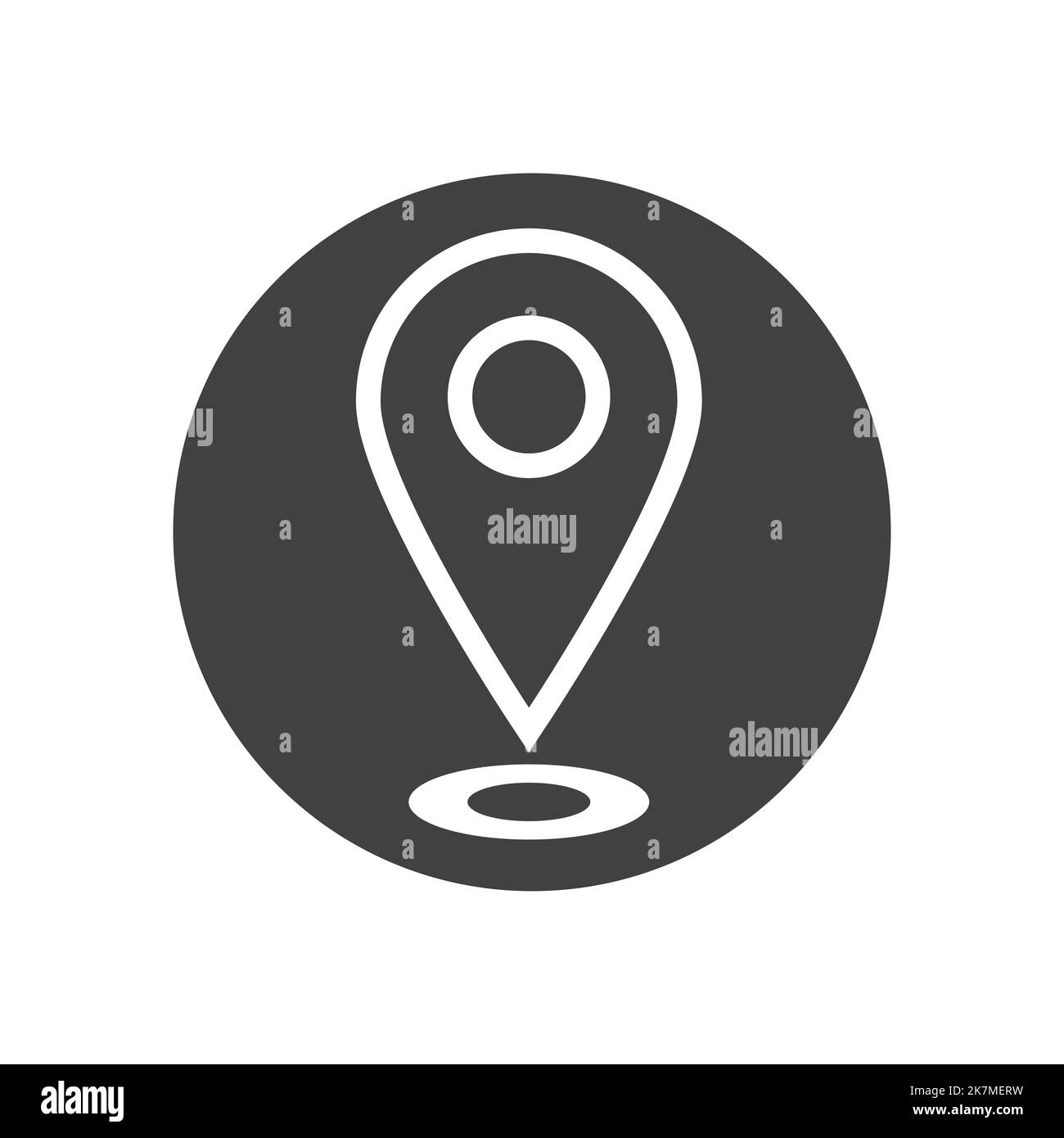Location Point Icon Vector Illustration Stock Vector Image & Art - Alamy
