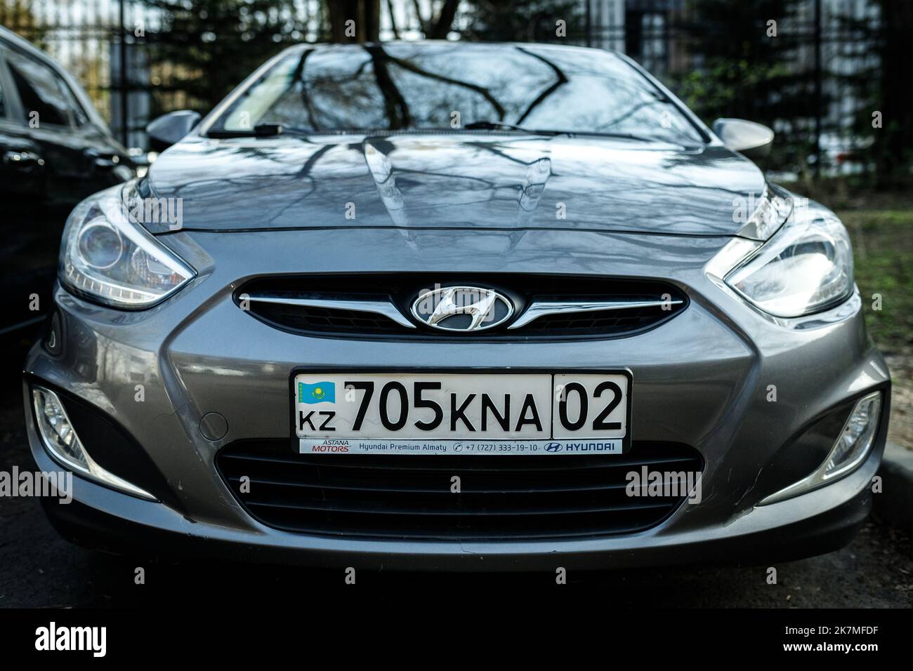 The state license plate of the vehicle of Kazakhstan, Almaty region