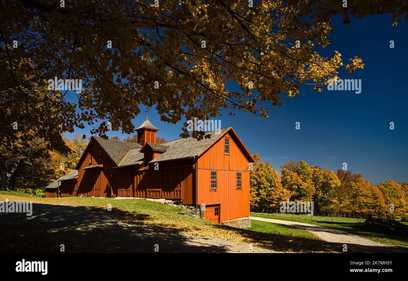 Barn William Cullen Bryant Homestead   Cummington, Massachusetts, USA Stock Photo