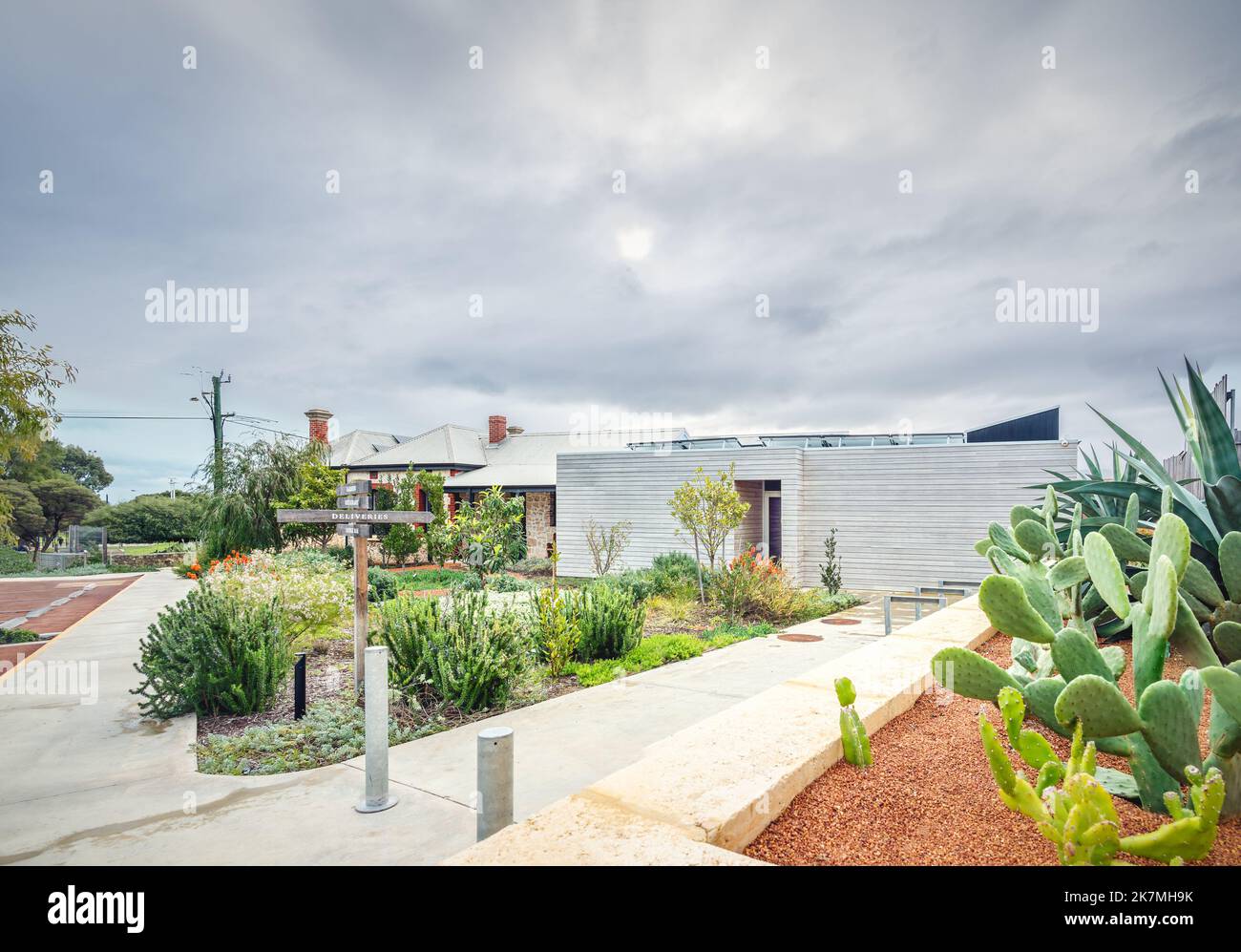 Fremantle, WA, Australia - Coogee Common restaurant new build and renovation project by Spaceagency Stock Photo