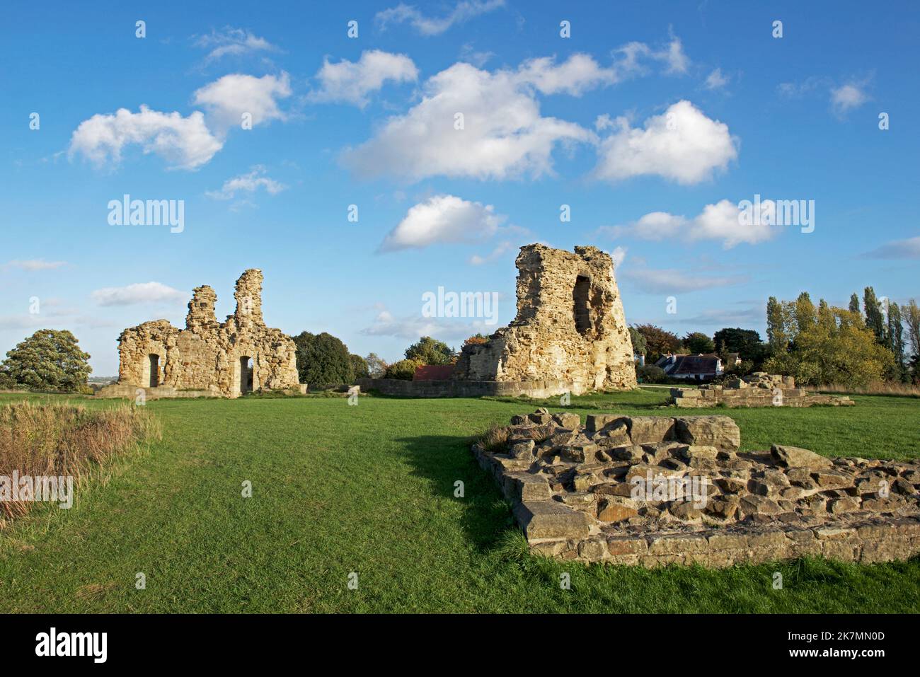 The Ruins Of Sandal Castle Sandal Wakefield West Yorkshire England the-ruins-of-sandal-castle-sandal-wakefield-west-yorkshire-england