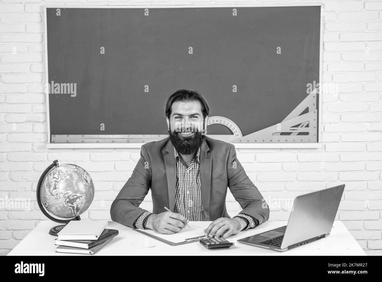 professor working from home, telework and e-learning Stock Photo - Alamy