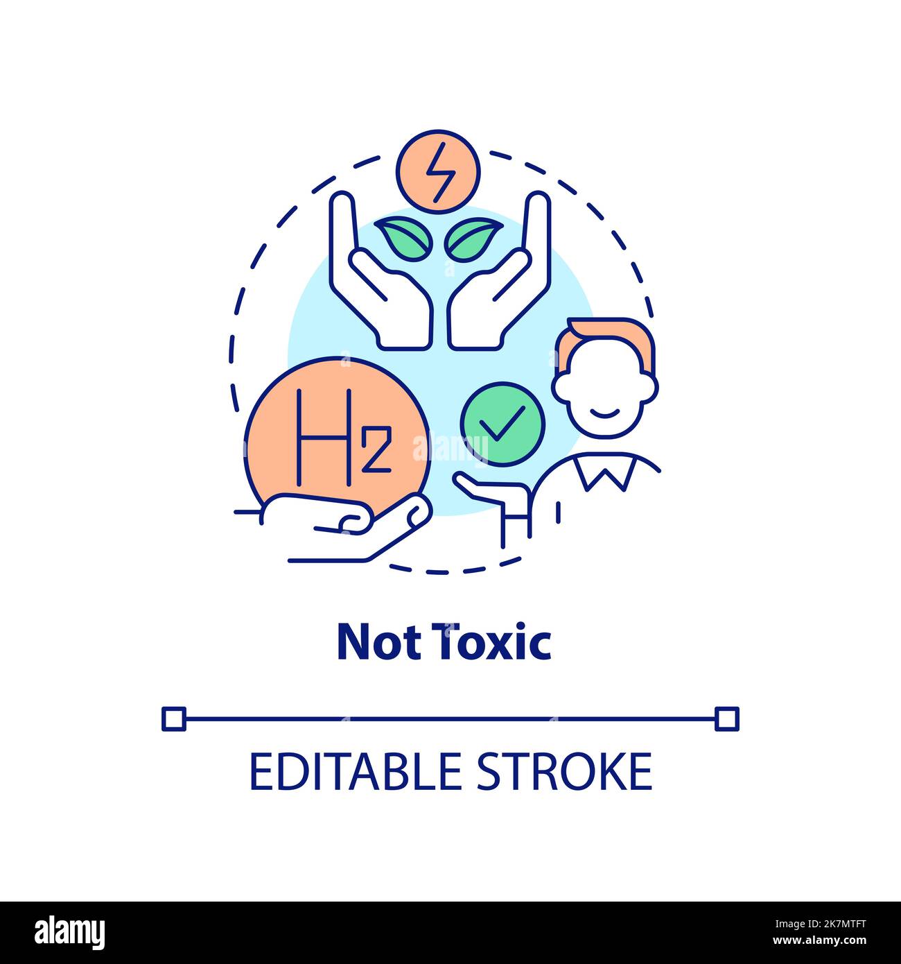 Non toxic fuel concept icon Stock Vector Image & Art Alamy