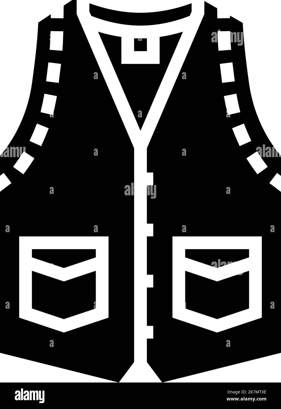 Vest detail Stock Vector Images - Alamy