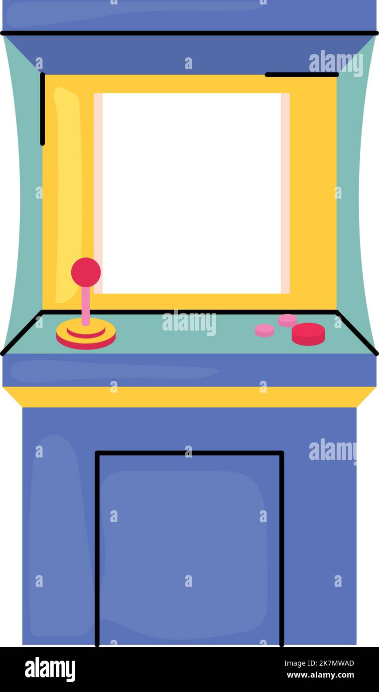 Cartoon retro arcade machine hi-res stock photography and images - Alamy