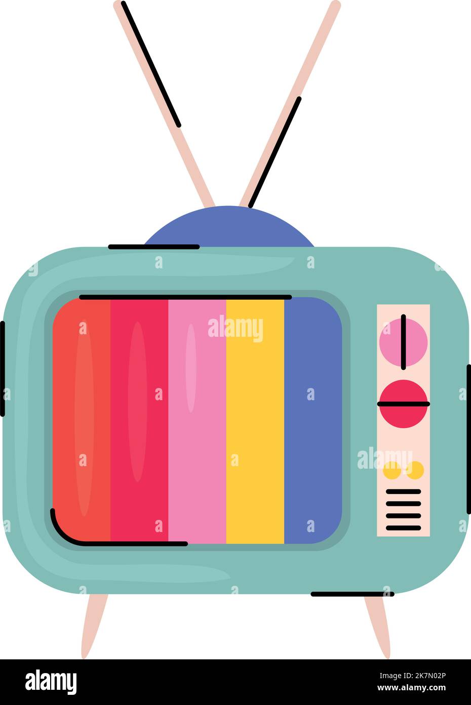retro tv icon Stock Vector Image & Art Alamy