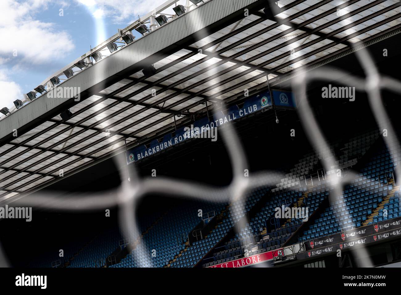 Blackburn Rovers FC. Ewood Park Stadium. Stock Photo