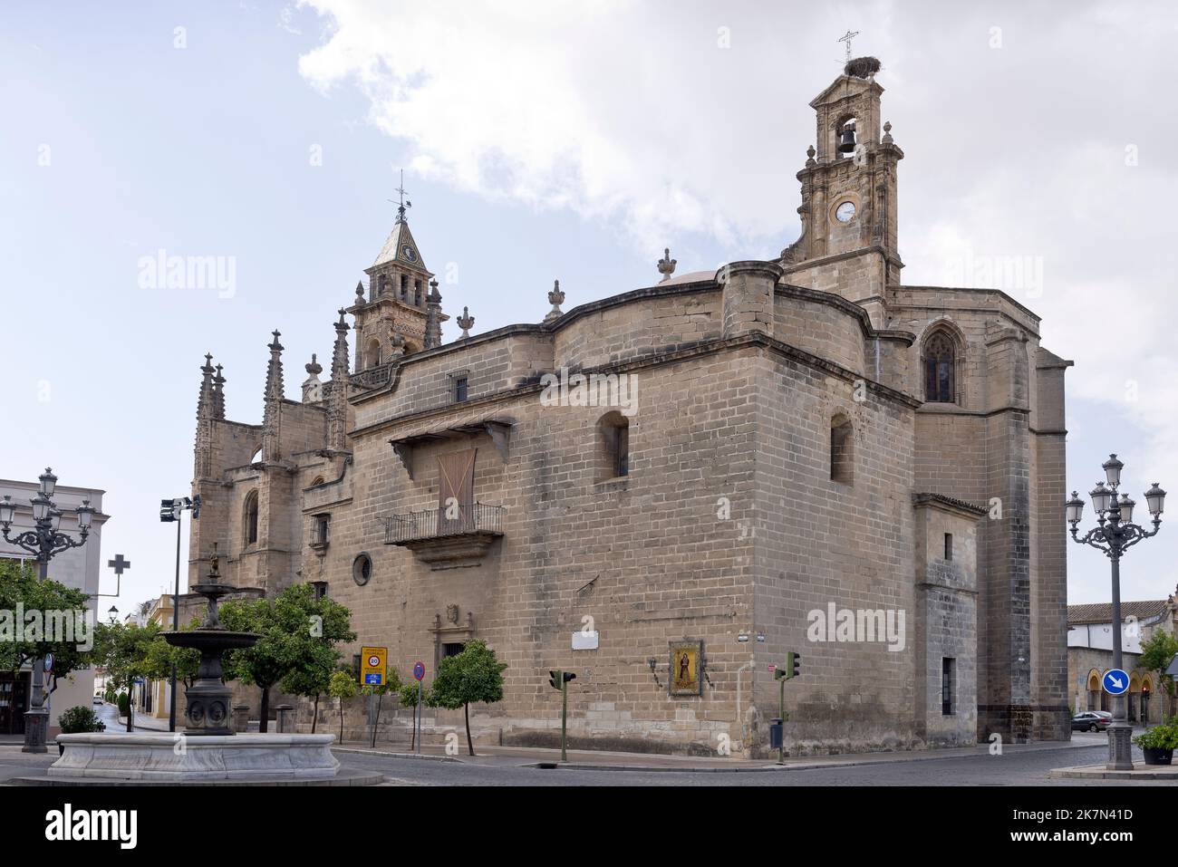 One of the many churches in Jerez de la Frontera, Andalusia, Spain Stock Photo