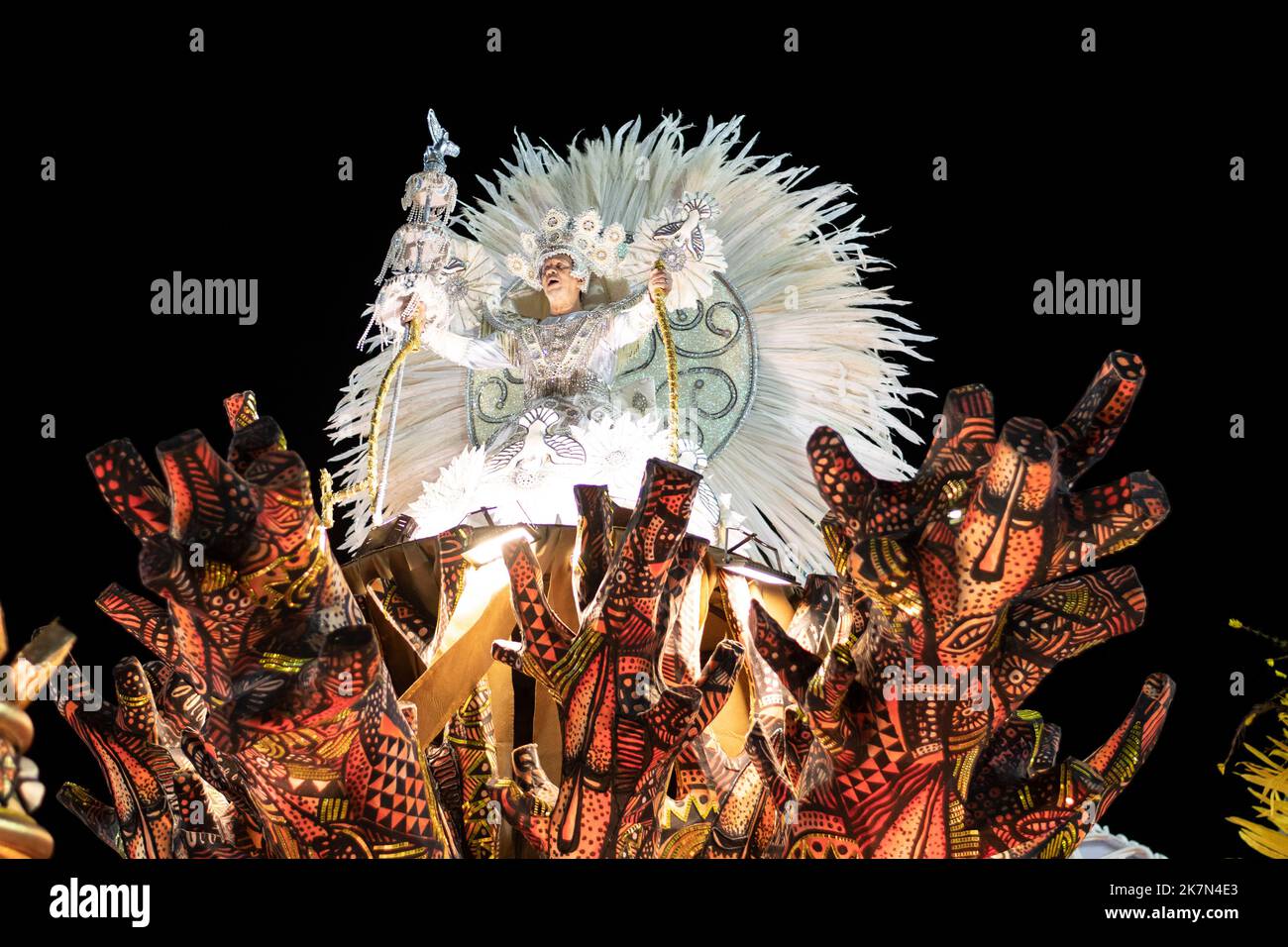 Rio, Brazil - april 22, 2022: Samba School Portela in the Rio Carnival ...