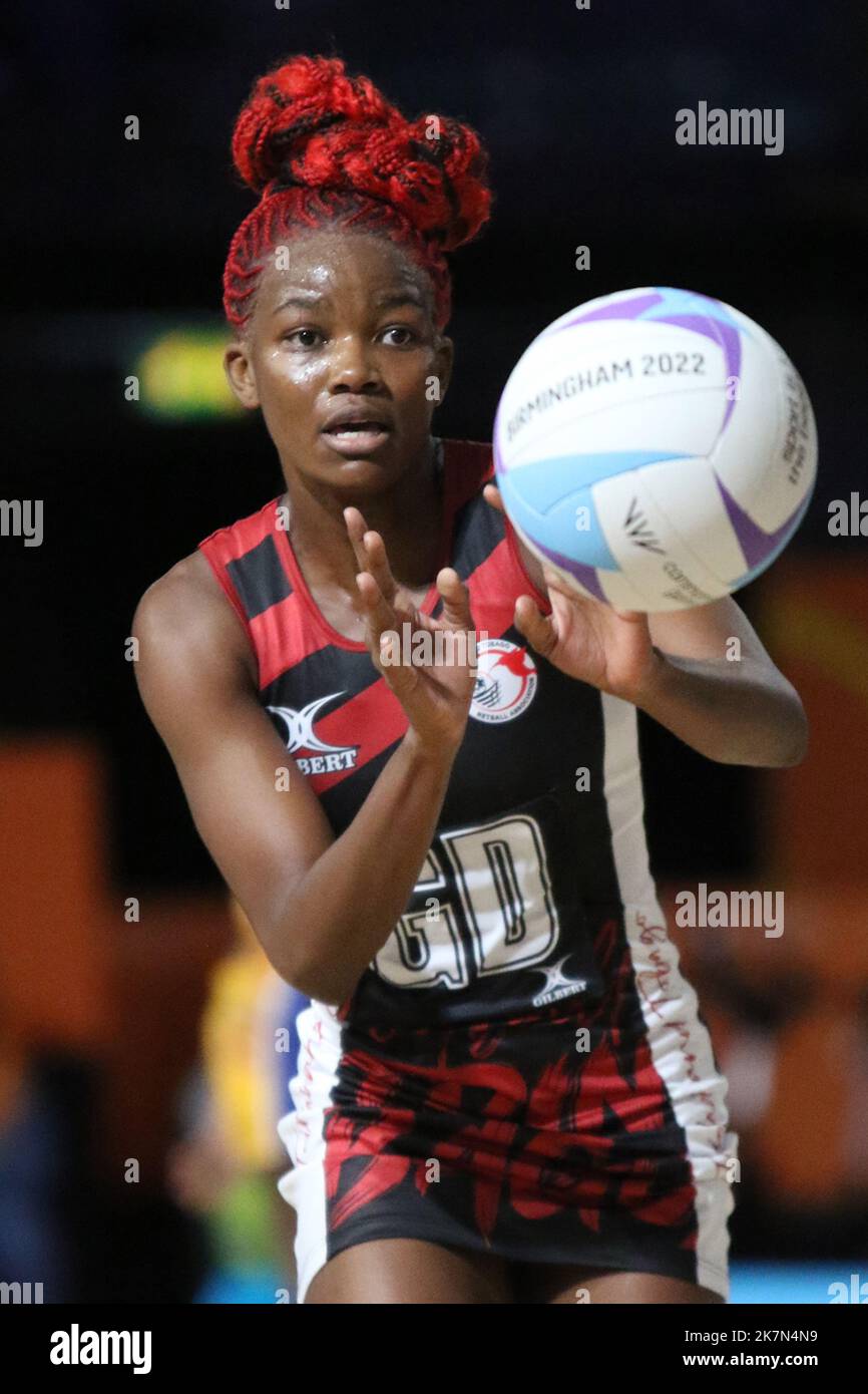 Aniecia BAPTISTE of Trinidad & Tobago in the women's netball between Barbados v Trinidad Aniecia BAPTISTE of Trinidad & Tobago in the women's netball between Barbados v Trinidad