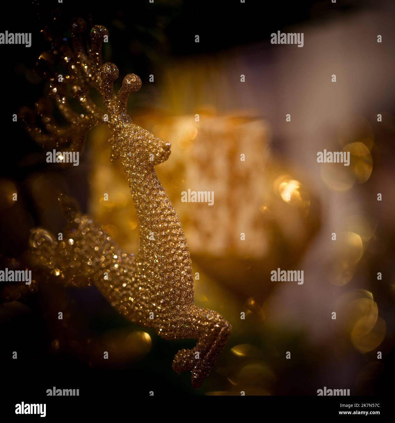 Christmas tree decorations being sold in the shops at Waddesdon Manor