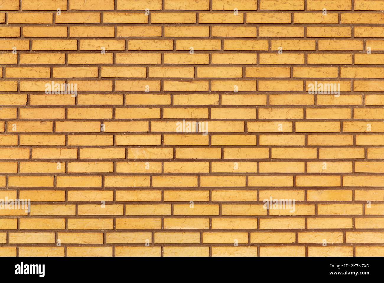 Background of orange brick wall texture Stock Photo