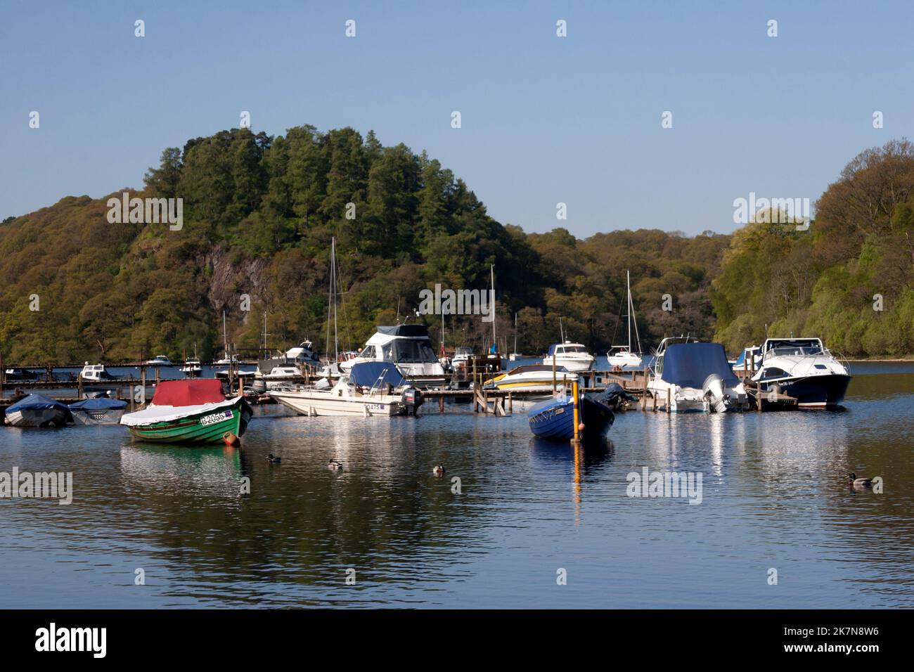 Boats at Balmaha on Loch Lomond, Scotland Stock Photo Alamy