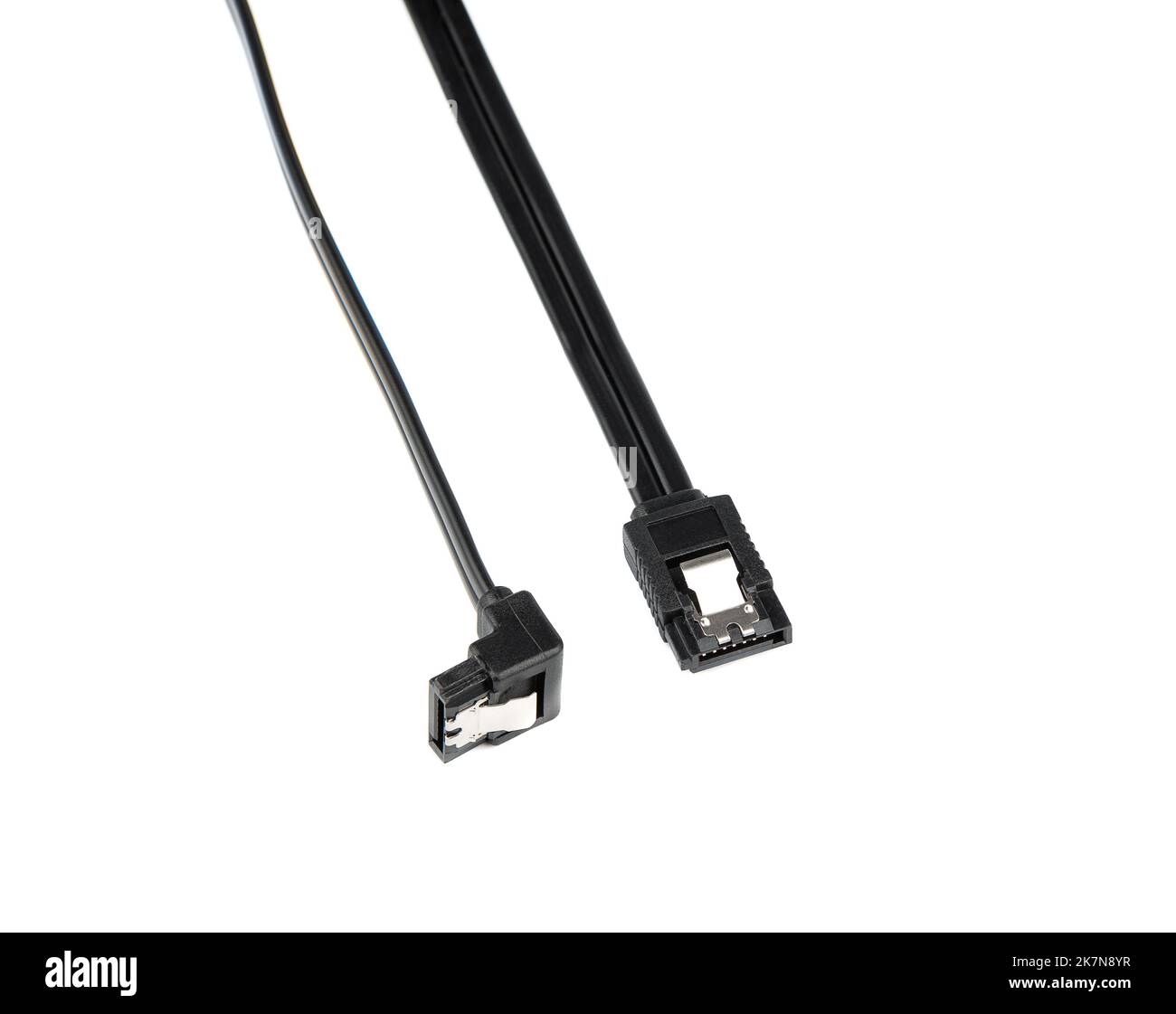 SATA cable with connectors for connecting a hard drive to the