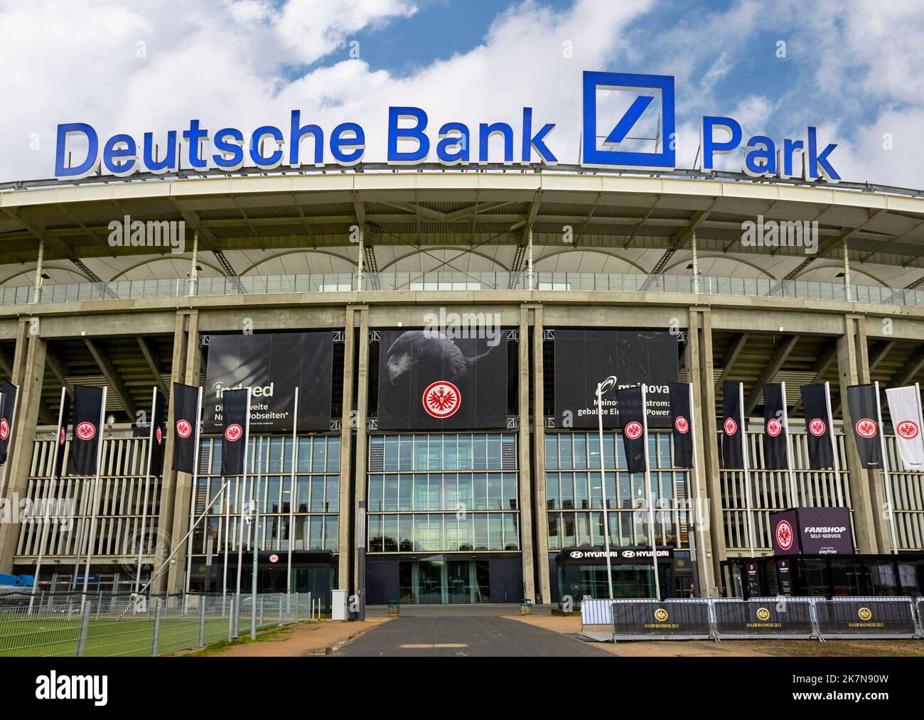 View on Deutsche Bank Park Arena the official playground of FC