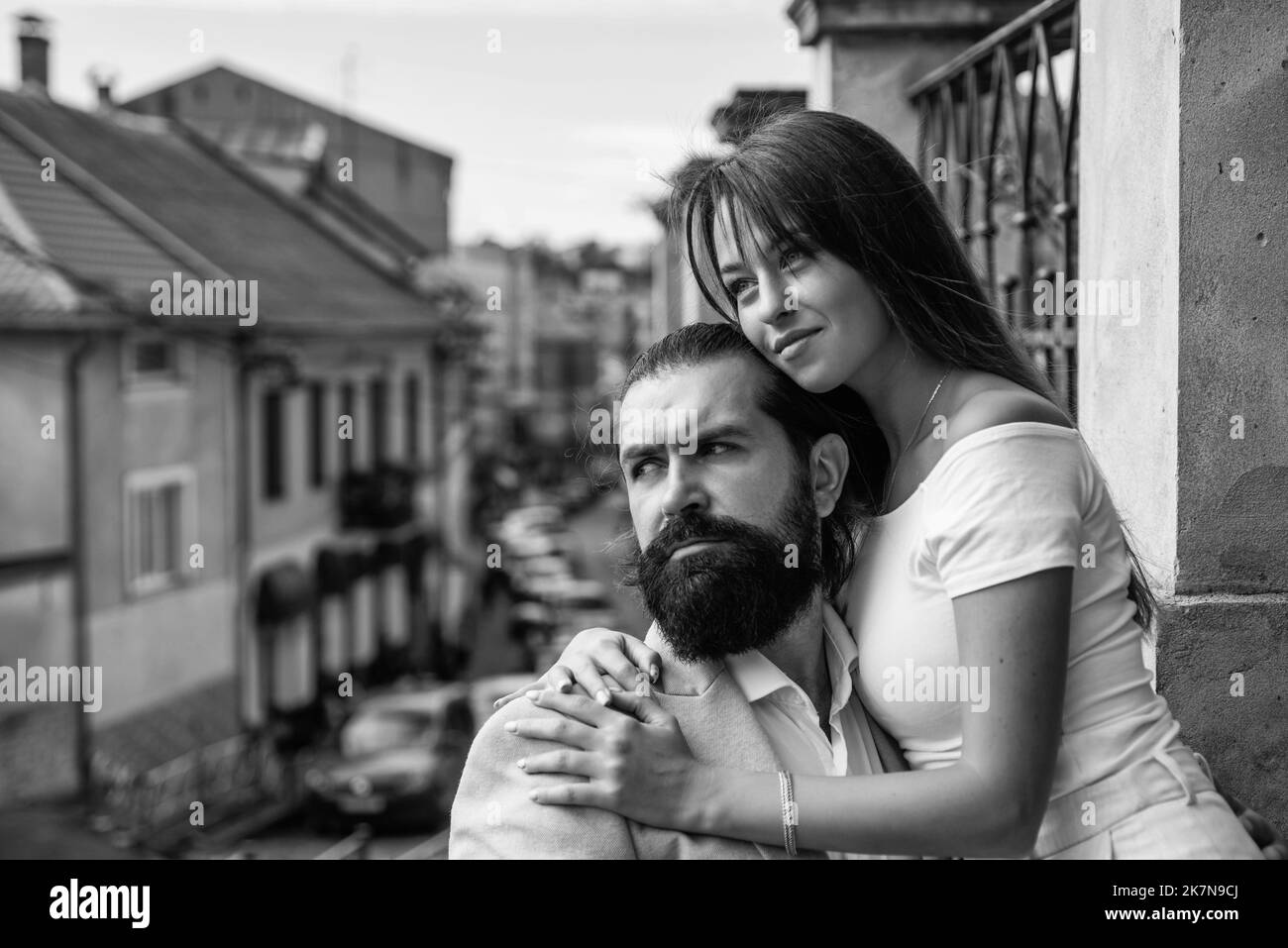 couple in love of man and woman outdoor, family Stock Photo - Alamy