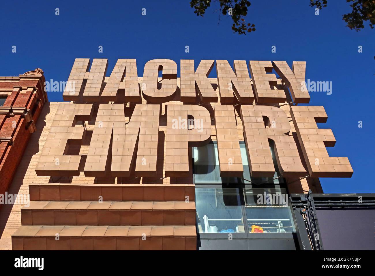 The Hackney Empire theatre, 291 Mare St, Hackney, London, England, UK,  E8 1EJ Stock Photo
