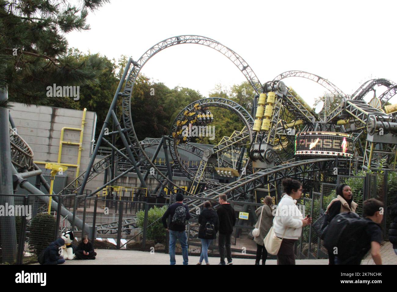 Alton Towers Theme Park Stock Photo - Alamy