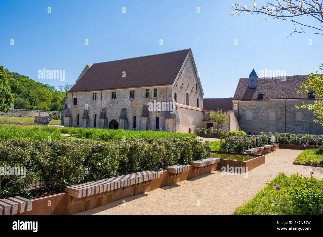 Bruere Allichamps (central France): the Noirlac Abbey, Cistercian monastic complex Stock Photo