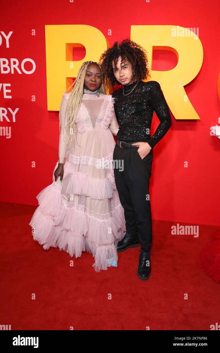 October 18, 2022 SUZAN MUTESI (L) attends the Sydney Premiere of 'BROS
