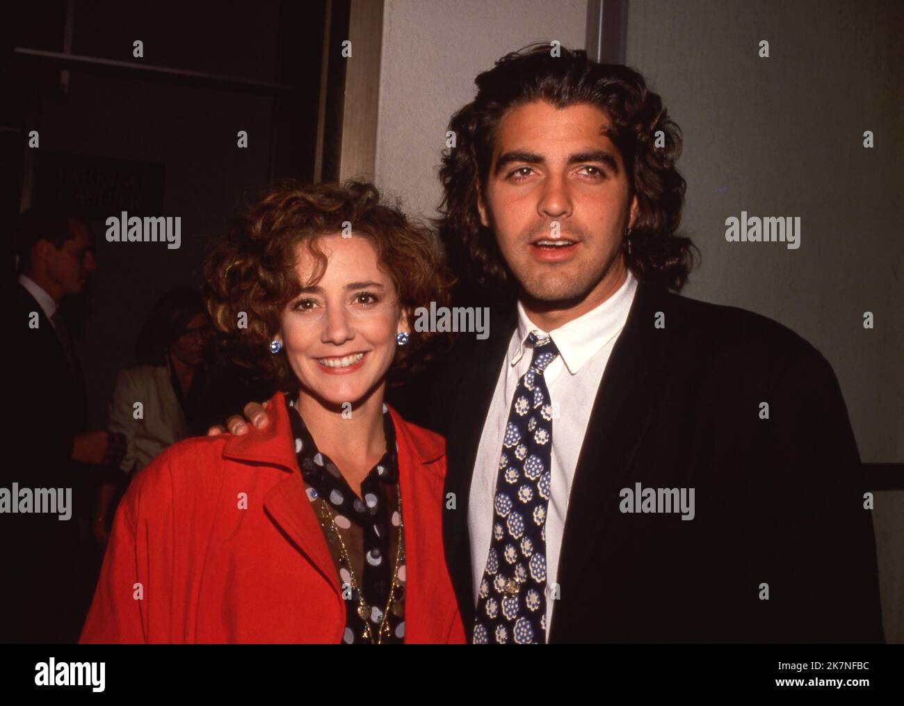 George Clooney and Talia Balsam at the ABC Annual Fall Affiliates Dinner on June 14, 1990 Credit: Ralph Dominguez/MediaPunch Stock Photo