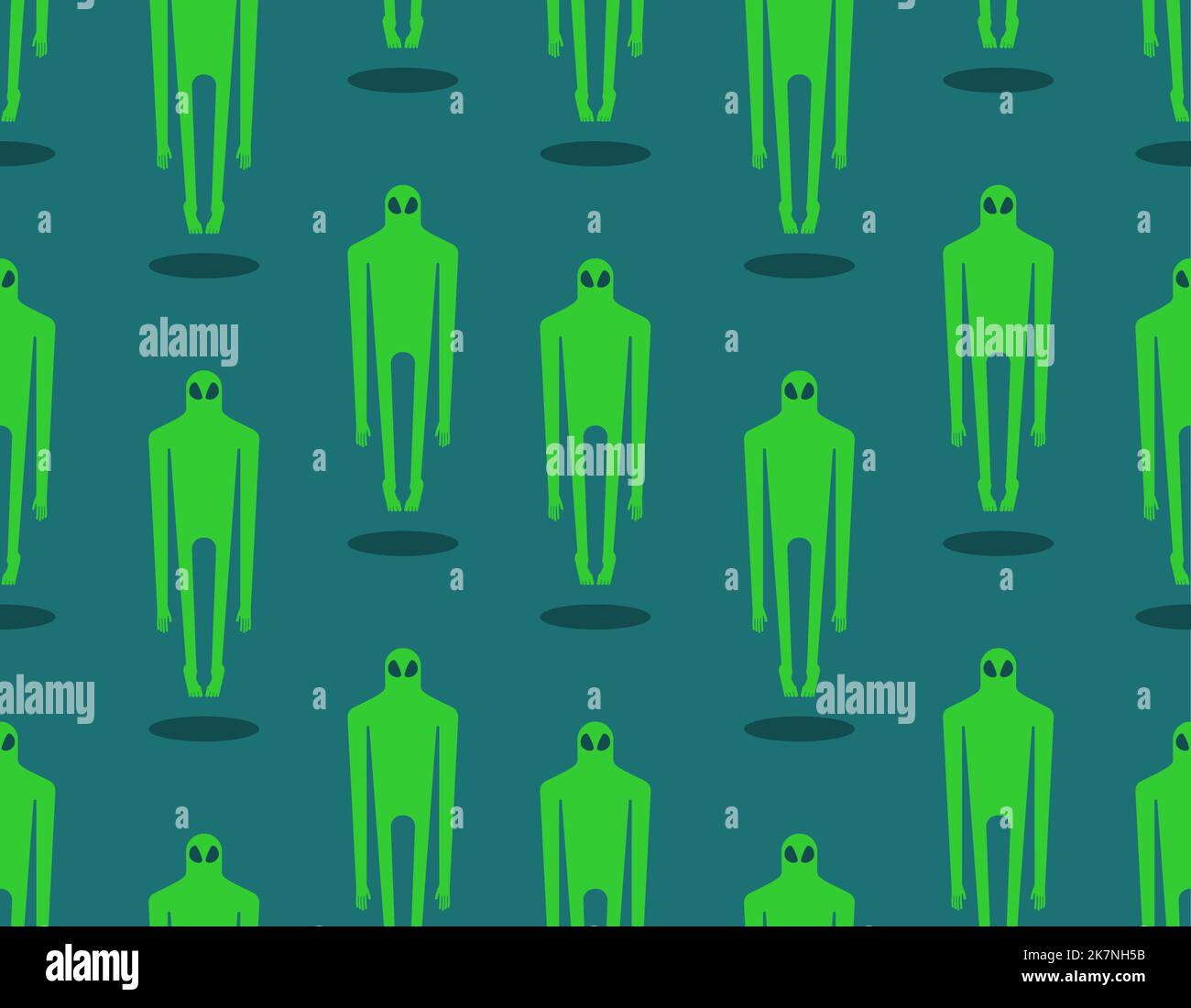 Seamless alien head background Stock Vector Images Alamy