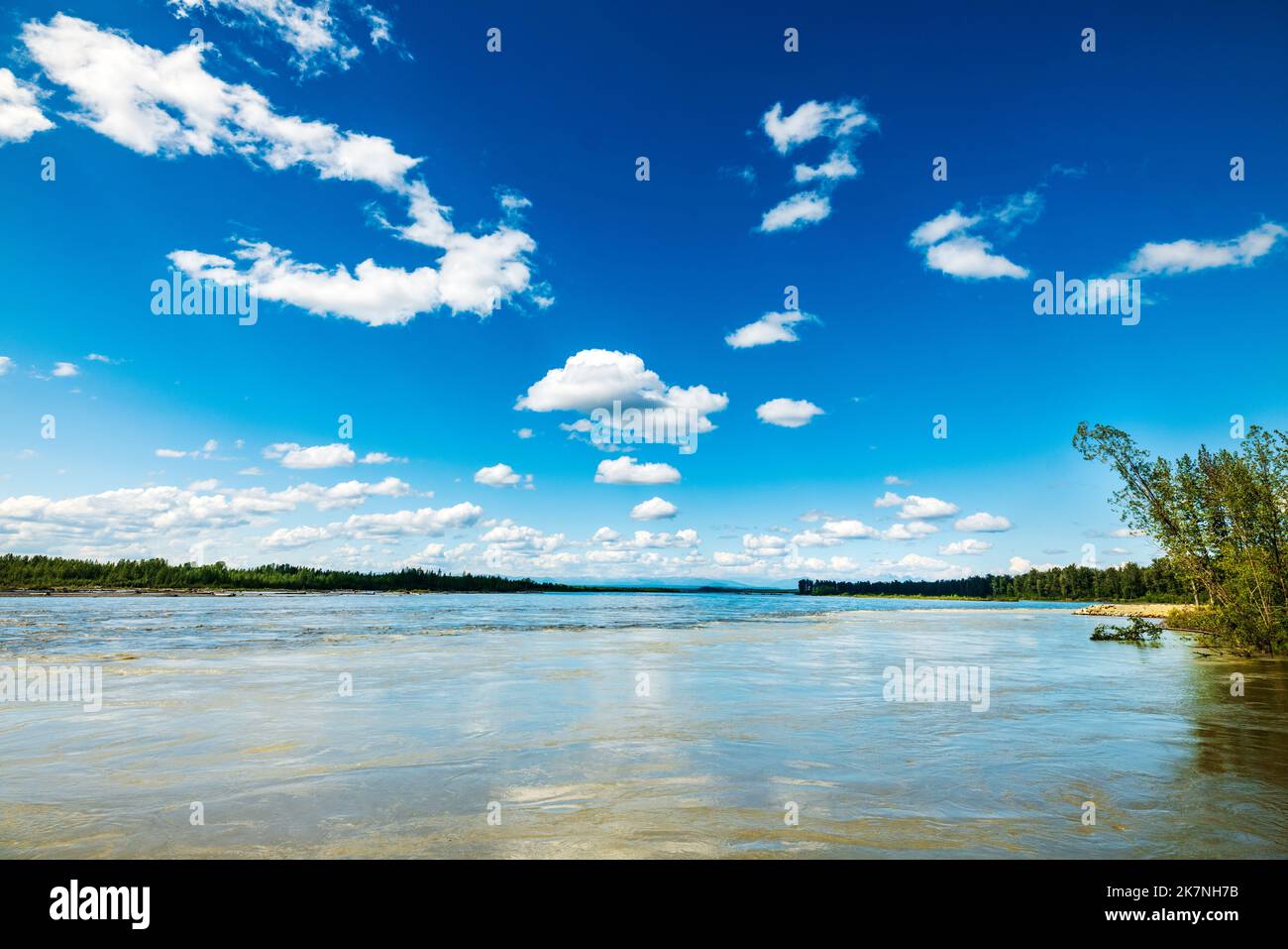 Confluence of the Talkeetna River; Susitna River & Chulitna River