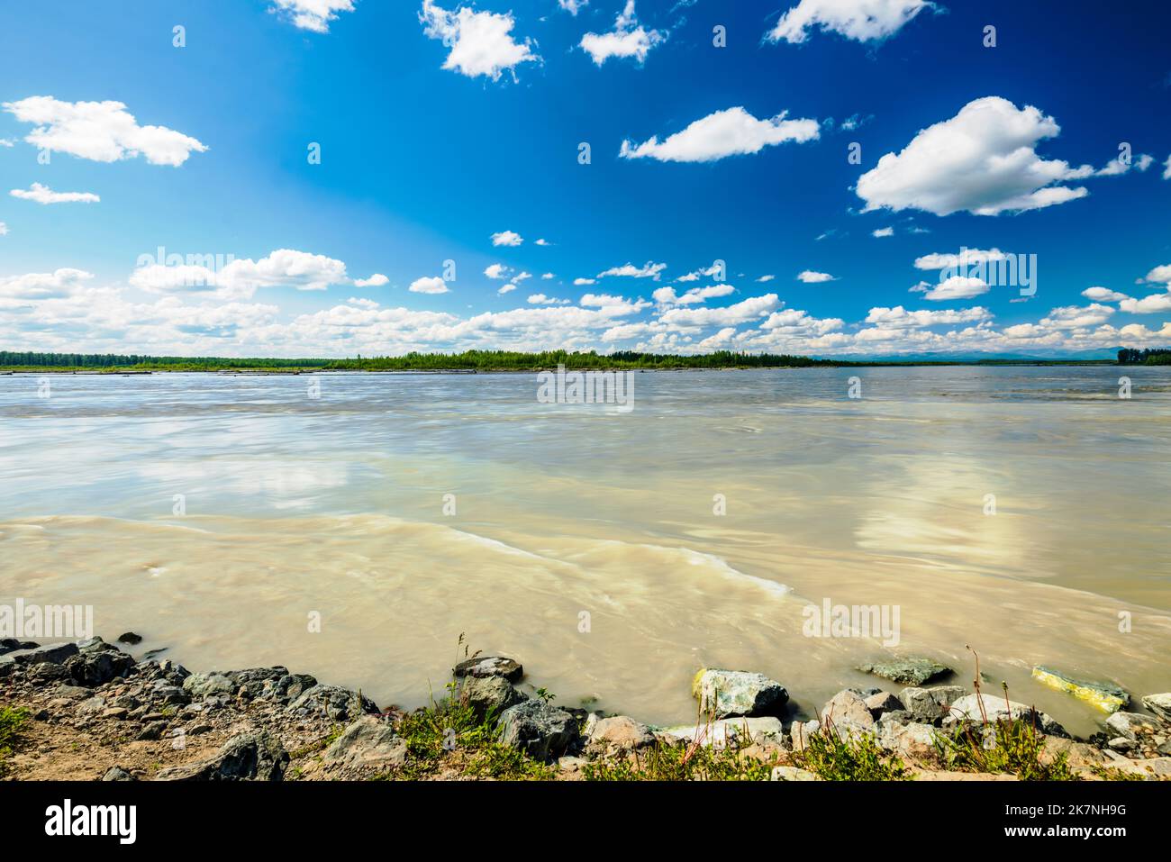 Confluence of the Talkeetna River; Susitna River & Chulitna River