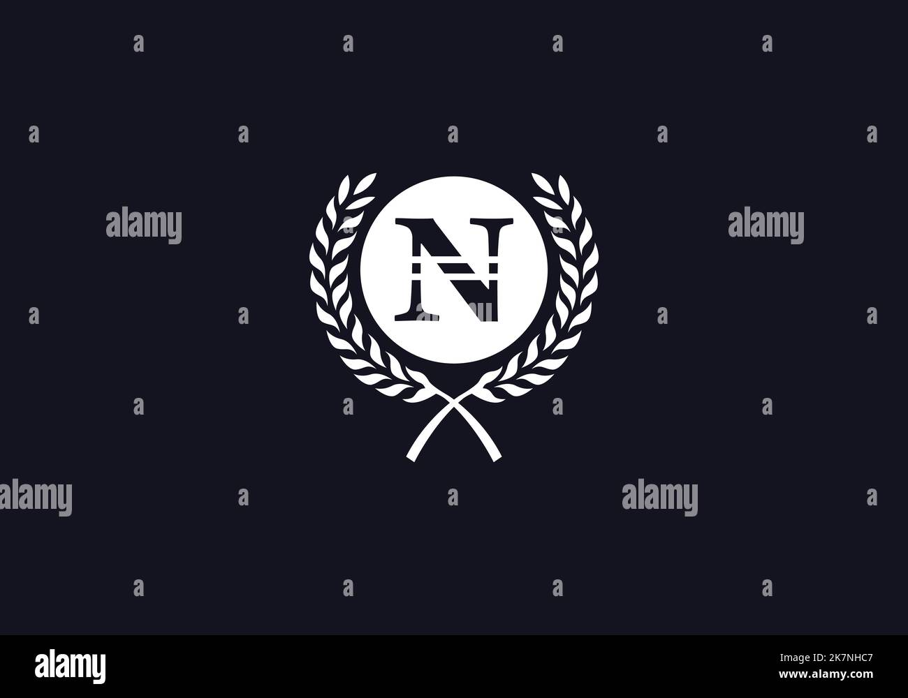 Laurel wreath brand logo design circle and download laurel wreath leaf