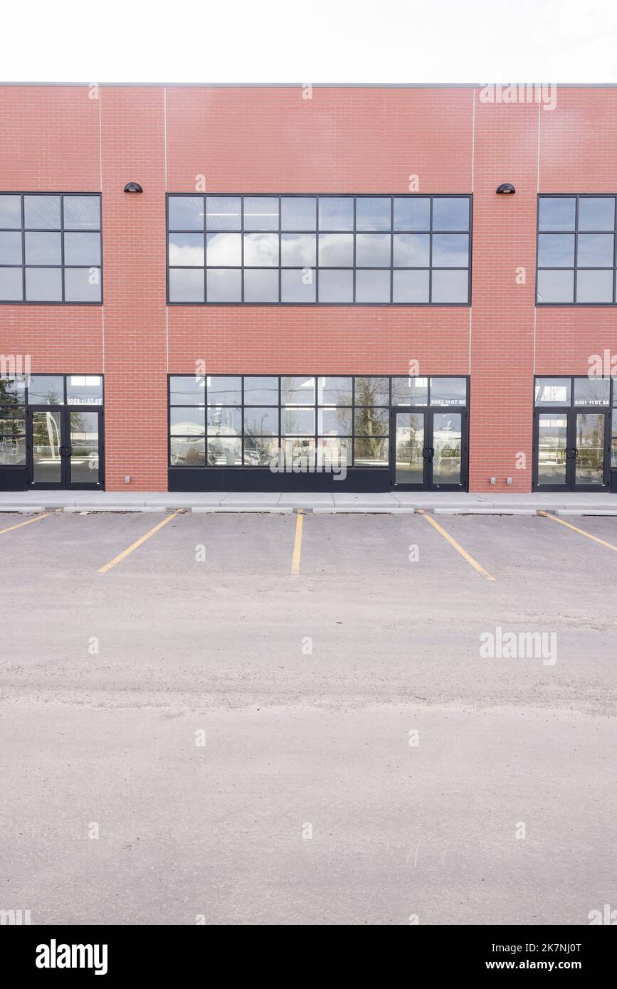 Empty office building exterior Stock Photo
