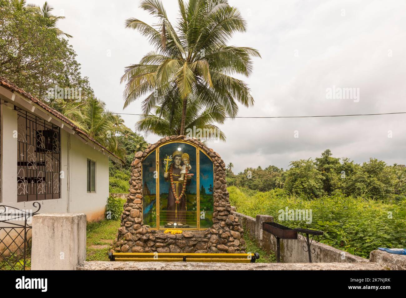 St. Anthony Chapel at Zorivaddo Ambora, Loutolim Goa - India Stock ...