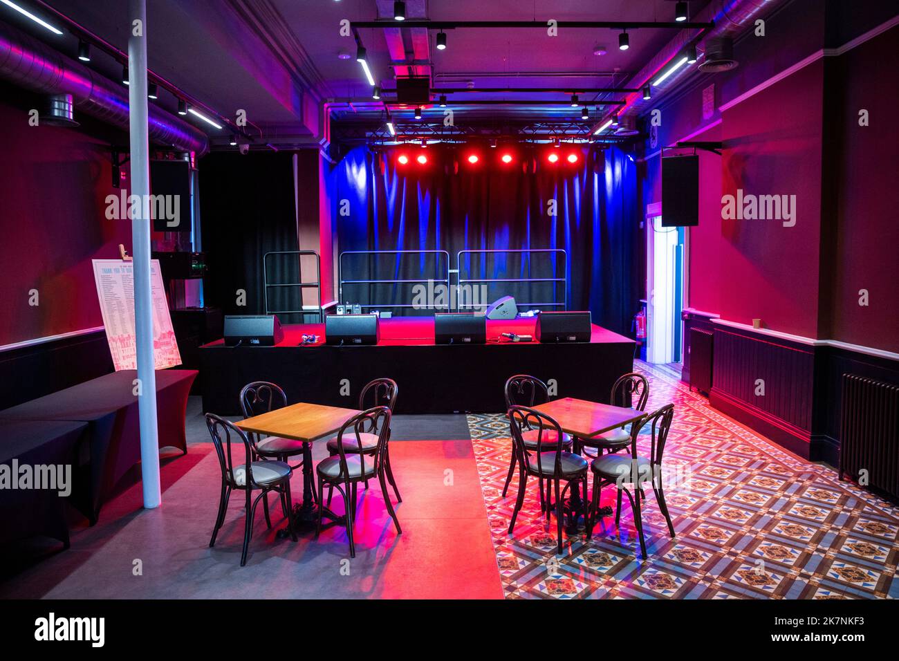 Main auditorium at The Court House, in Bangor, Northern Ireland, that