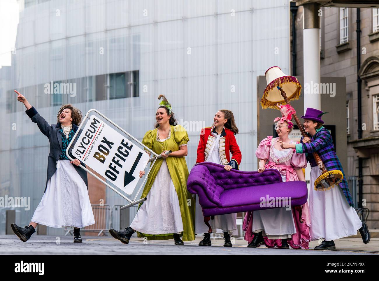 Cast members (left to right, top) Tori Burgess, Christina Gordon