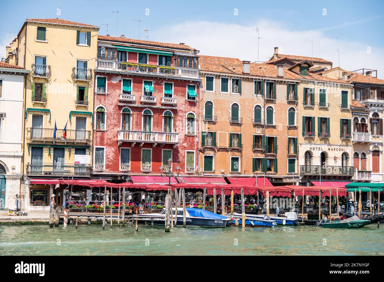 Buildings along the Grand Canal in Venice, Italy Stock Photo - Alamy