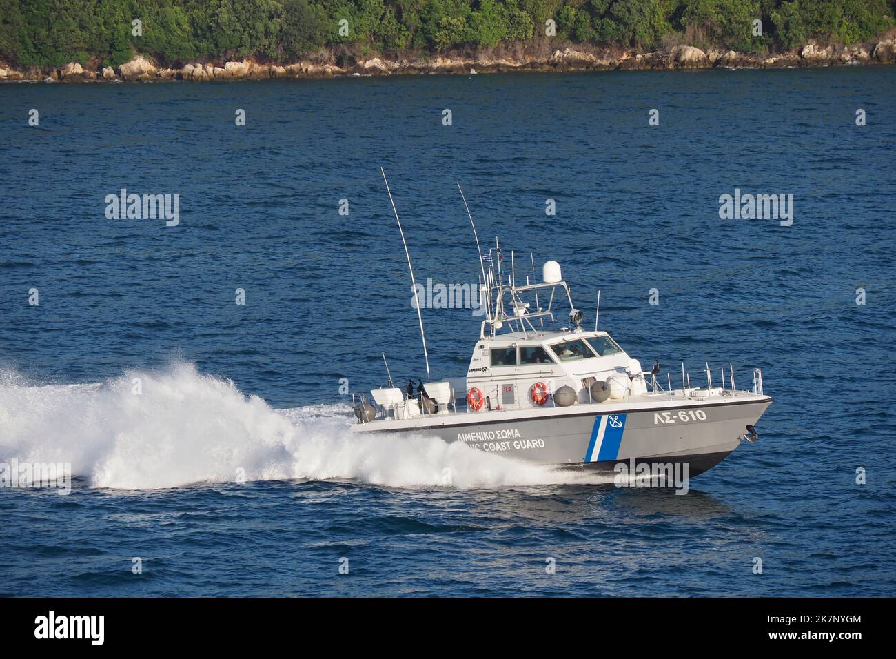 Hellenic coast guard hi-res stock photography and images - Alamy