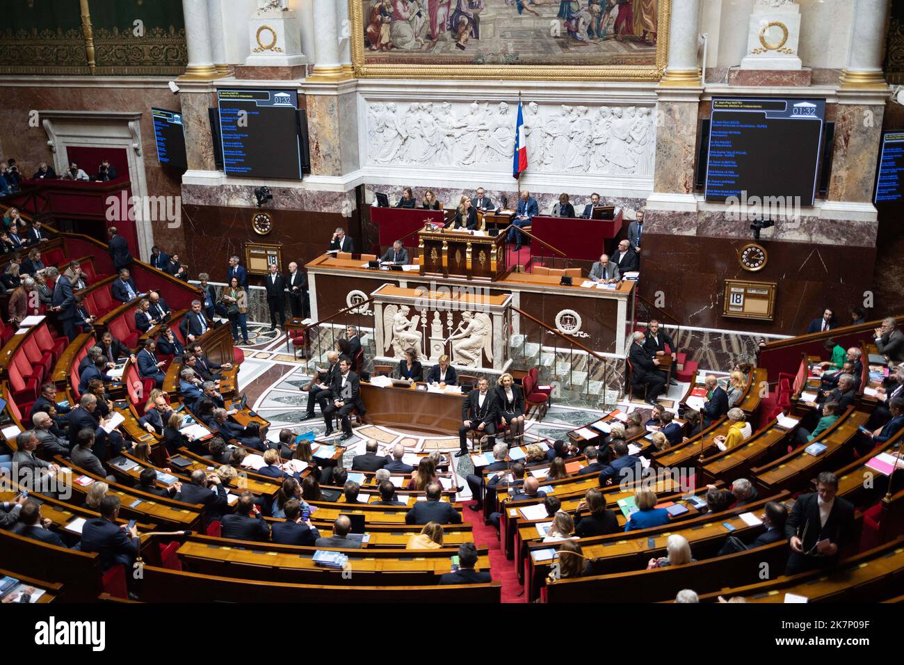 Government Assembly Session of Questions to the government at the National Assembly in ...