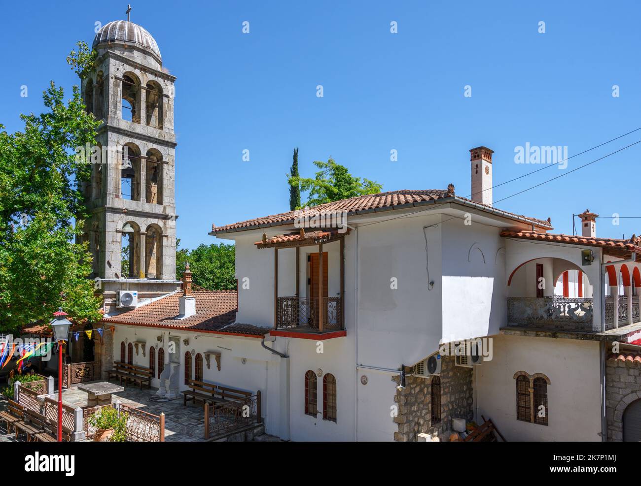 The Monastery of Agathon (Agathonos), Iti National Park, Central Greece, Greece Stock Photo