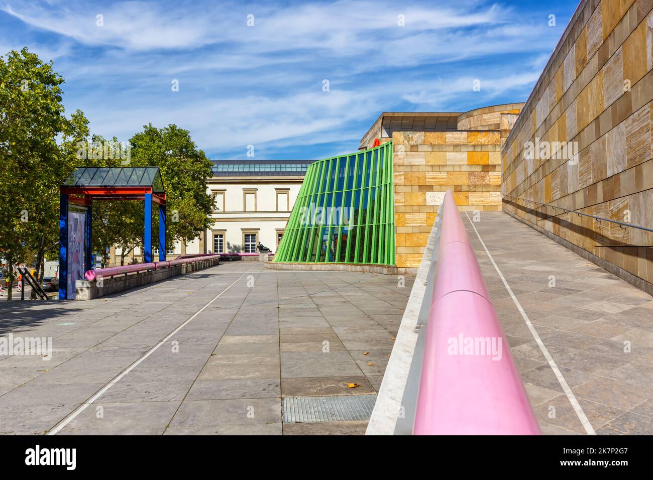 Stuttgart Neue Staatsgalerie new state gallery modern architecture town in Germany Stock Photo