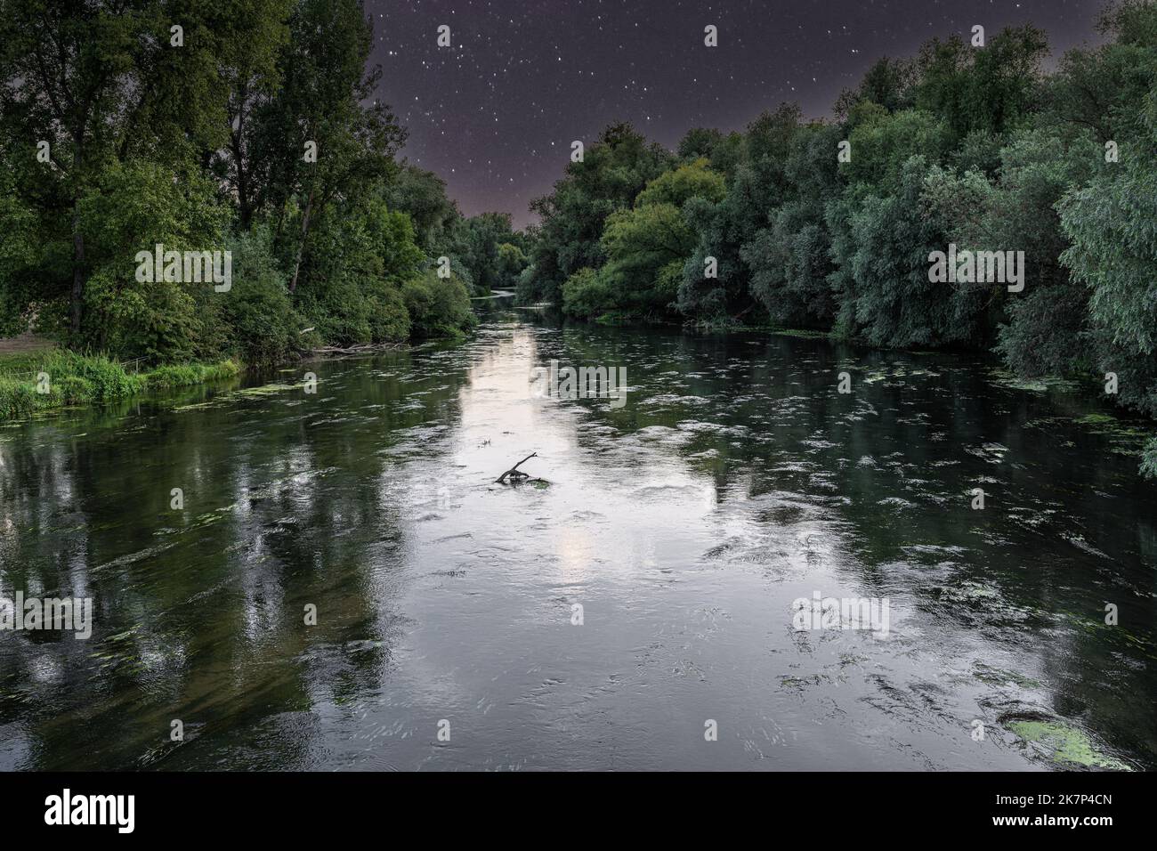 The River Moder in Alsace, France Stock Photo