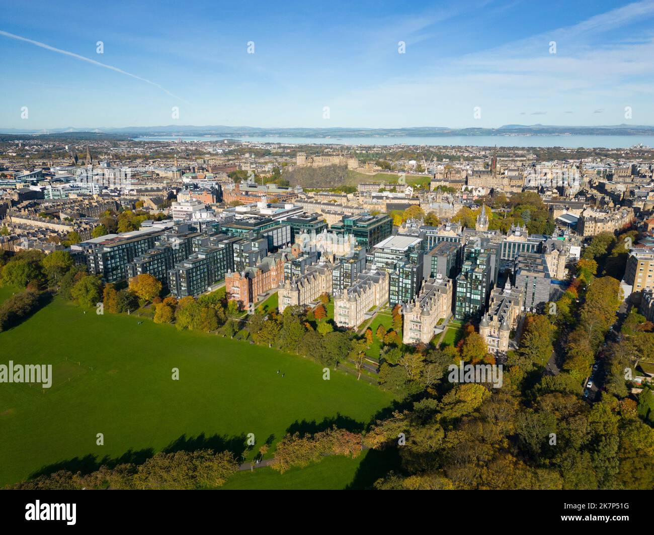 Aerial view of Quartermile luxury residential apartment development