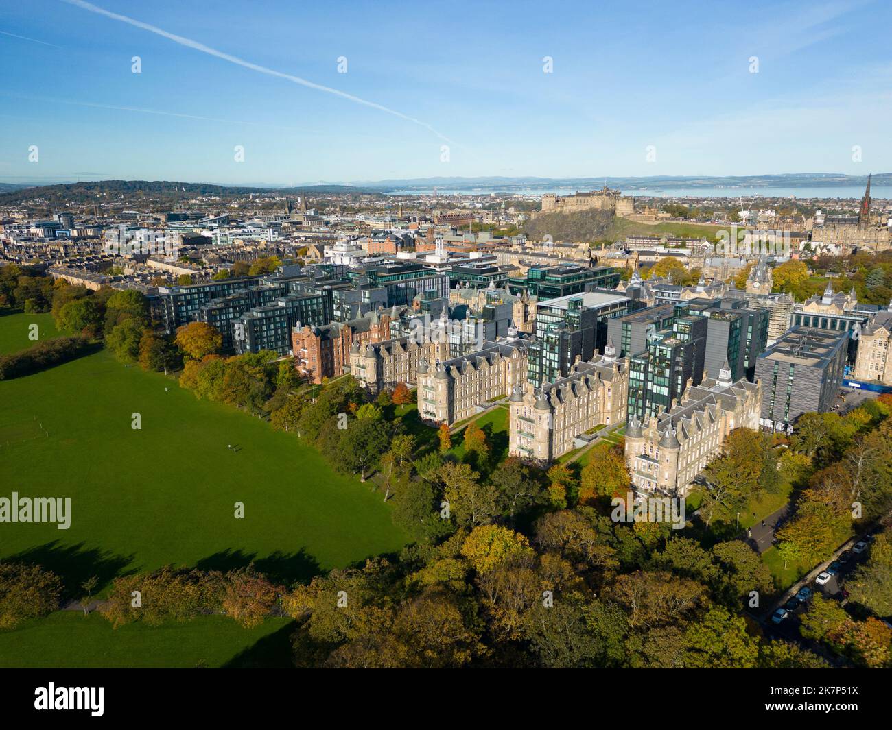 Aerial view of Quartermile luxury residential apartment development