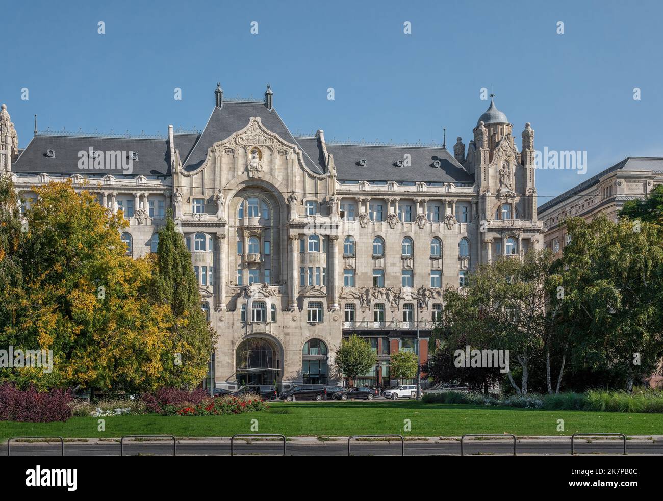 Gresham Palace - Budapest, Hungary Stock Photo